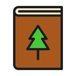 Christmas book icon