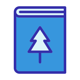 Christmas book icon