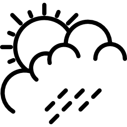Summer rain icon