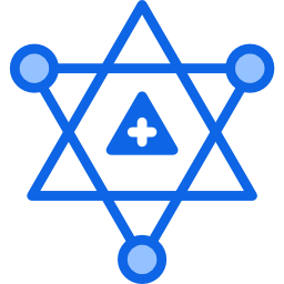 hexagramme Icône