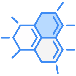 hexagones Icône