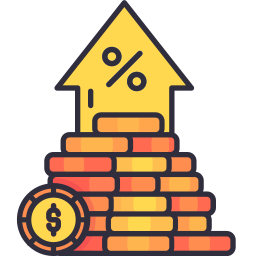 Investment growth icon