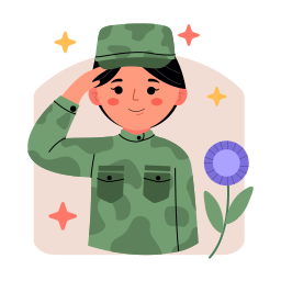 Female army icon