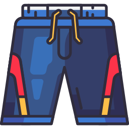 pantaloni da bagno icona