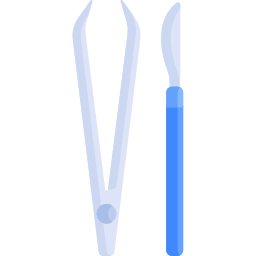Инструменты для хирургии иконка