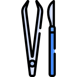 Surgery tools icon