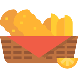 Fish and chips icon