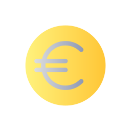 centime d'euro Icône