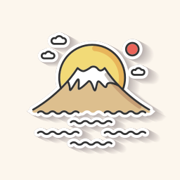 Fujiyama peak icon