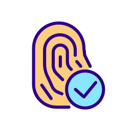 scannen von fingerabdrücken icon