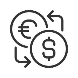 Currency exchange icon