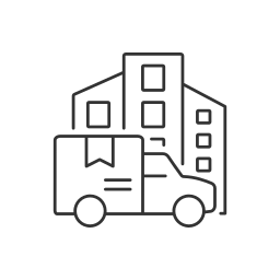 vrachtwagen levering icoon