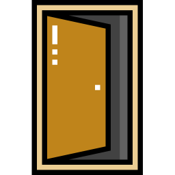puerta de salida icono