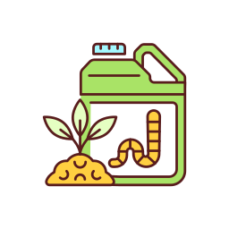 alimentación de plantas icono