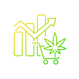 Legal marijuana icon