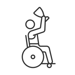 atleta discapacitado icono