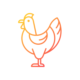 Nesting yardbird icon