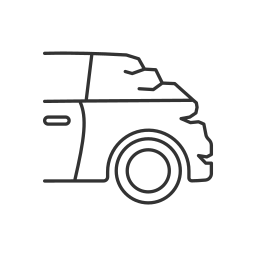 Car accident icon