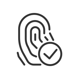 scannen von fingerabdrücken icon