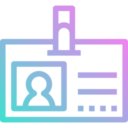 carte d'identité Icône