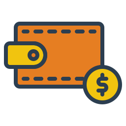 dólar icono