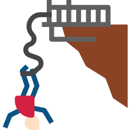 bungee jumping Ícone