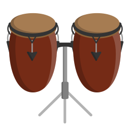 Percussion instrument icon