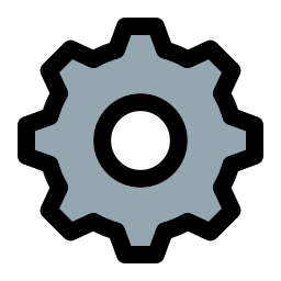 rueda dentada icono