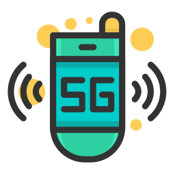 Функциональный телефон 5g иконка