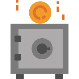 caja de dinero icono