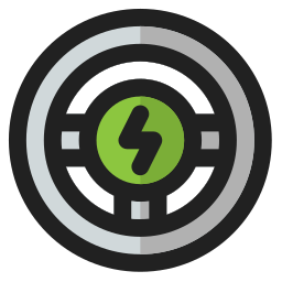 Electric car icon