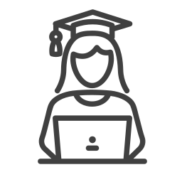 Online degree icon