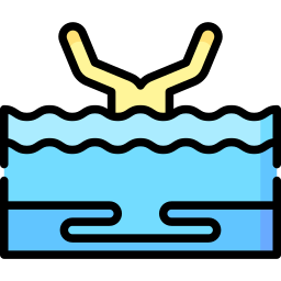 nuoto sincronizzato icona