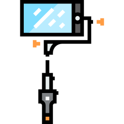 Mobile stick icon