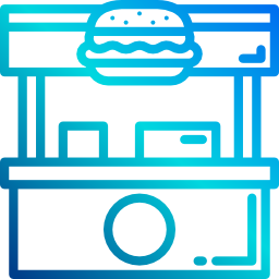 Snack booth icon