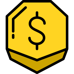 symbole du dollar Icône