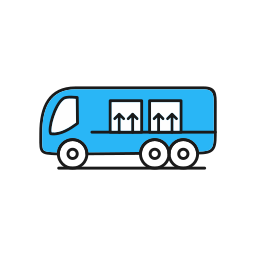 autobús icono