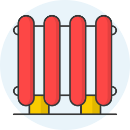 Комнатный термостат иконка
