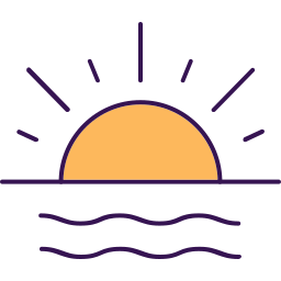 Sun light icon