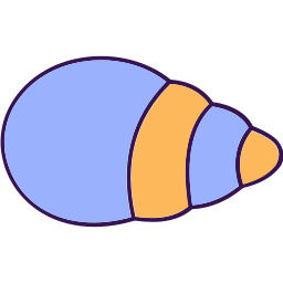 Oyster mollusk icon