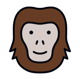 orangután icono
