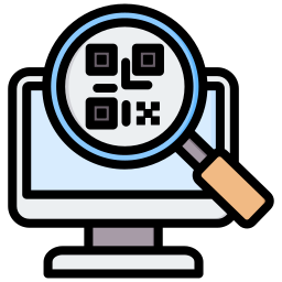 analyse du code qr Icône