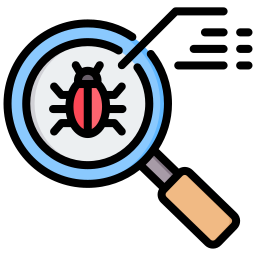 Virus analysis icon