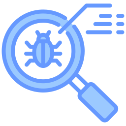 Virus analysis icon