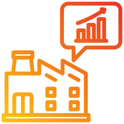 industrie analyse icoon