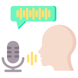 Voice recognition icon