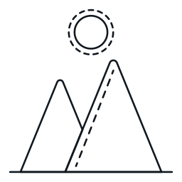 montagna icona