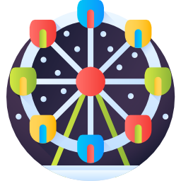 Ferris wheel icon