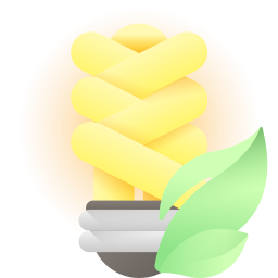 Eco light icon