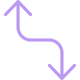 doble flecha icono
